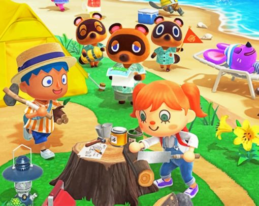 Animal Crossing Workshop Paint by numbers