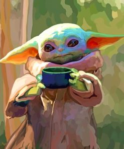 Baby Yoda Paint by number