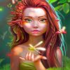 Beautiful Fairy paint by numbers