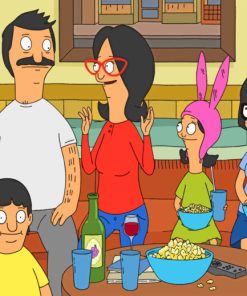 Bob's Burgers Family Piant by numbers