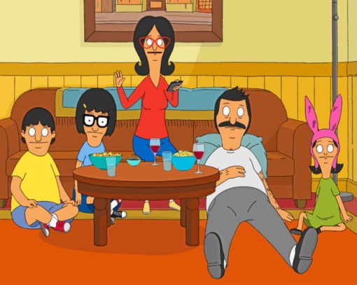 Bob's Burgers Paint by numbers