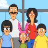 Bob's Burgers Family Paint by numbers