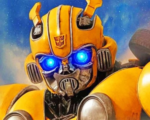 Bumblebee Transformers paint by numbers