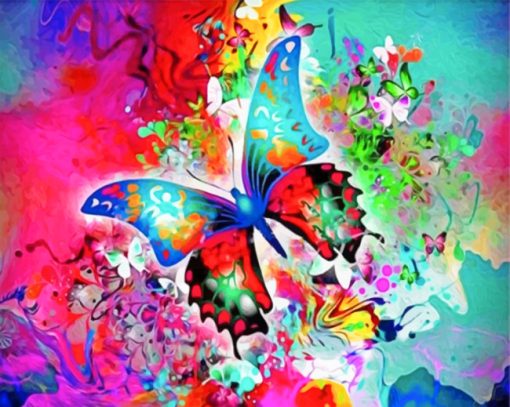 Butterfly paint by numbers