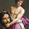 David With The Head Of Goliath Piant by numbers