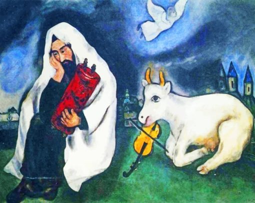 Marc Chagall Rabbi Paint by numbers