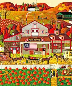 Charles Wysocki Old Gloory Farms Paint by numbers