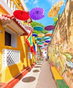 Colombia Street Paint by numbers