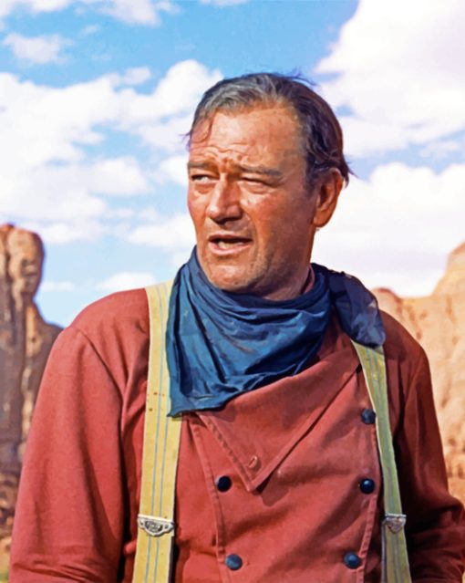 John Wayne paint by numbers