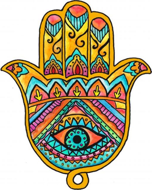 Cool Hamsa Paint by numbers