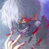 Cool Kaneki paint by numbers