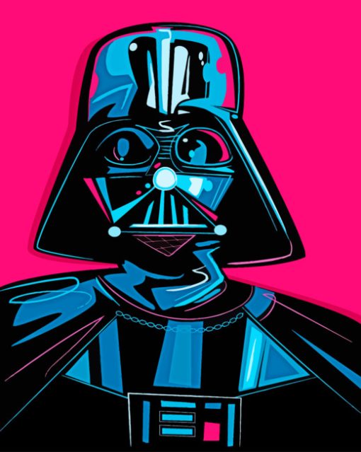 Darth Vader Paint by numbers