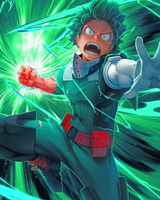 Deku 100 Full Cowl Paint by numbers