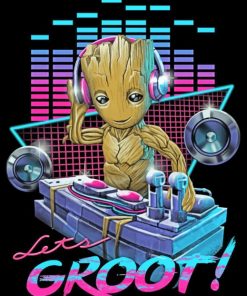 Dj Groot Paint by numbbers