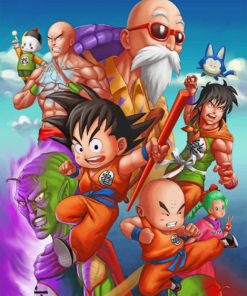 Dragon Ball Manga Anime Paint by numbers