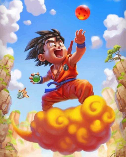 Dragon Ball Paint by nummbers