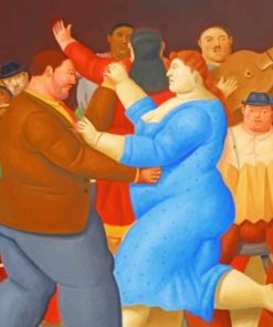 Fernando Botero Dancing Paint by numbers