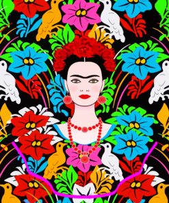 Frida Kahlo Illustration Paint by numbers