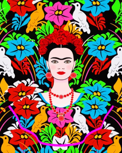 Frida Kahlo Illustration Paint by numbers