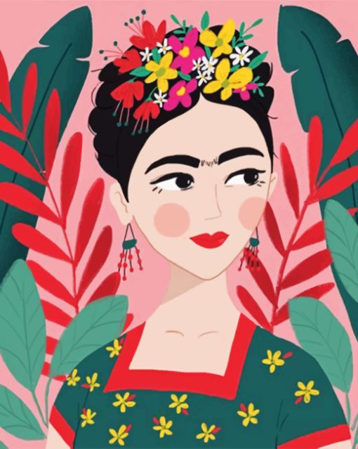 Frida Kahlo Illustration Paint by numbers