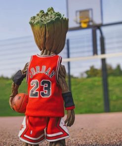 Groot Jordan Paint by numbers