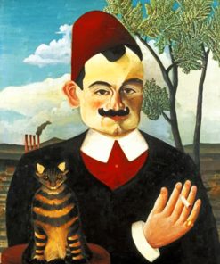 Henri Rousseau Portrait Paint by numbers