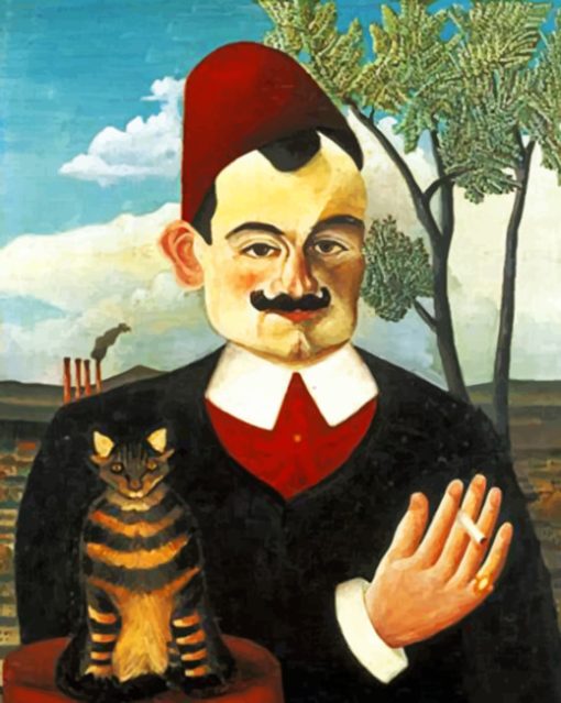 Henri Rousseau Portrait Paint by numbers