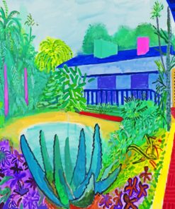 Hockney Art paint by numbers