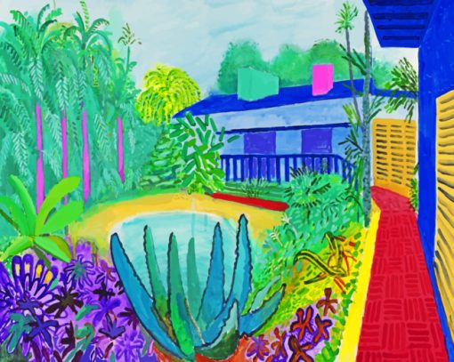 Hockney Art paint by numbers