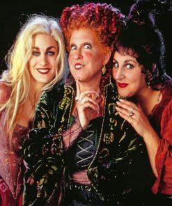 Hocus Pocus Disney Movie Paint by numbers