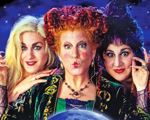 Hocus Pocus Movie Paint by numbers