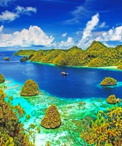 Raja Ampat Regency Paint by numbers