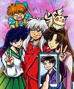 Inuyasha Japanese Manga Anime Paint by numbers