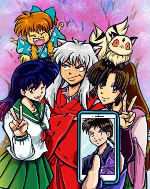 Inuyasha Japanese Manga Anime Paint by numbers