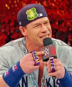 John Cena Speech paint by numbers