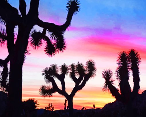 Joshua Trees Jesmira paint by numbers