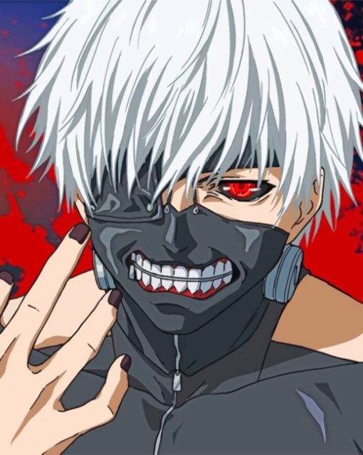 Kaneki Tokyo Ghoul Paint by numbers