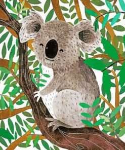 Koala illustration Paint by numbers