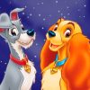 Lady And The Tramp Paint by numbers