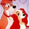 Lady And The Tramp Paint by numbers