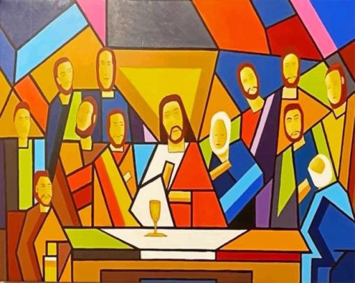 Last Supper Pop Art Paint by numbers