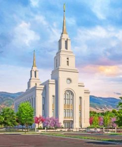 Lds Temple Paint by numbers