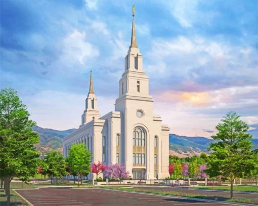 Lds Temple Paint by numbers