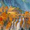 Lord Of The Rings Landscape Paint by numbers