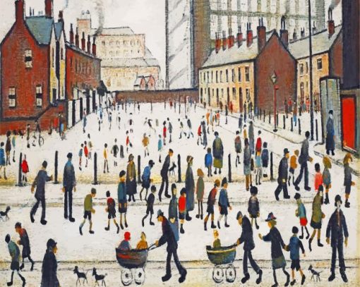 Lost L S Lowry Paint by numbers