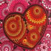 Mandala Heart paint by numbers