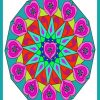 Mandala Heart paint by numbers