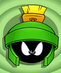 Marvin Martian Paint by numbers