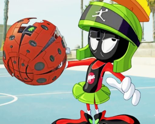 Marvin Martian Paint by numbers