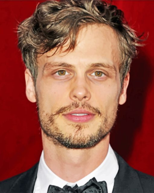 Matthew Gray Gubler paint by numbers